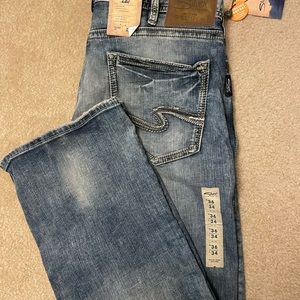 Zac Silver Jeans 36x34